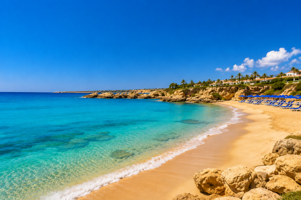 Popular beaches in Cyprus