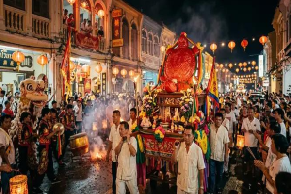 The Hungry Ghost Festival is taking place in Phuket